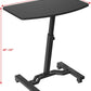 Height Adjustable Mobile Laptop Stand Desk Rolling Cart, Height