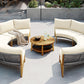 6 - Person Outdoor Seating Group with Cushions and A Coffee Table(old