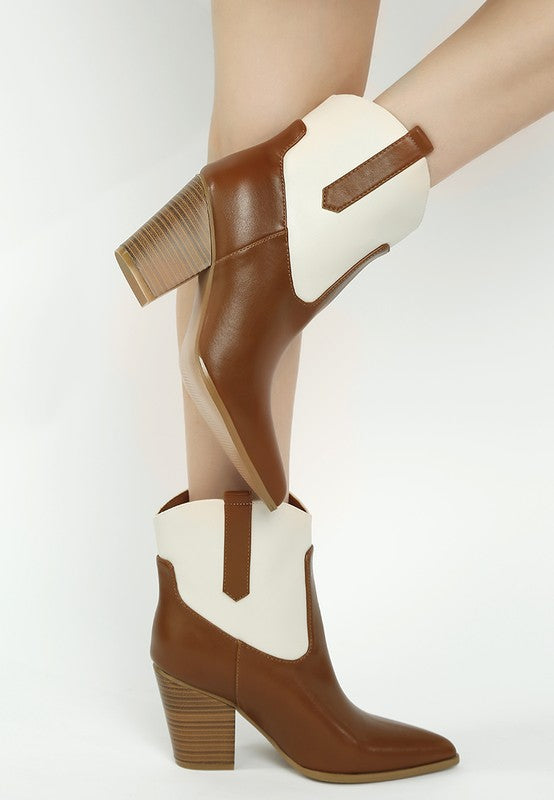 Gallops Two Tone Cowboy Boots
