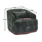 Swivel Barrel Chair, Comfy Round Accent Sofa Chair for Living Room,