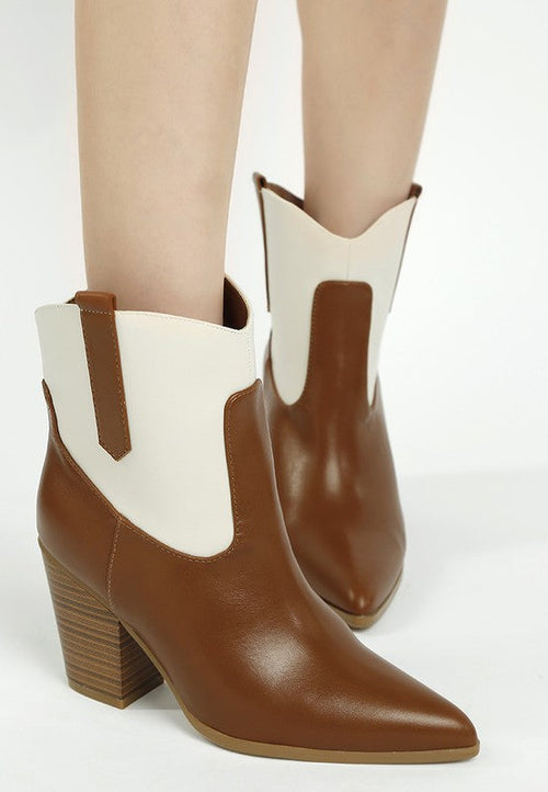 Gallops Two Tone Cowboy Boots