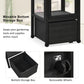 62.4inch Height Wood Garden Greenhouse Balcony Portable Mini Cold