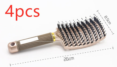 Hairbrush Anti Klit Brushy Haarborstel Women Detangler Hair Brush