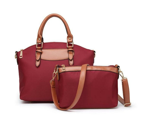 Two-Piece Nylon Cloth Handbags For Women - Walbiz.com