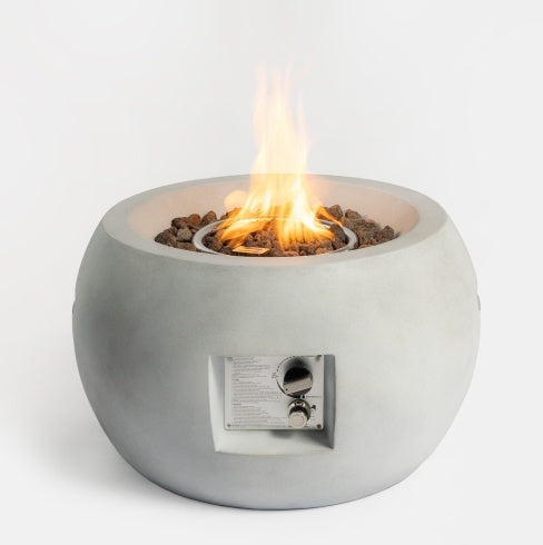 Outdoor Propane Fire Pit Table,Compact Streamlined Modern