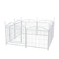 Dog Playpen Indoor 24 Inch 8 Panel Metal Dog Playpen