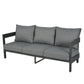 High-Quality Outdoor Seating Set with Thick Cushions for Ultimate