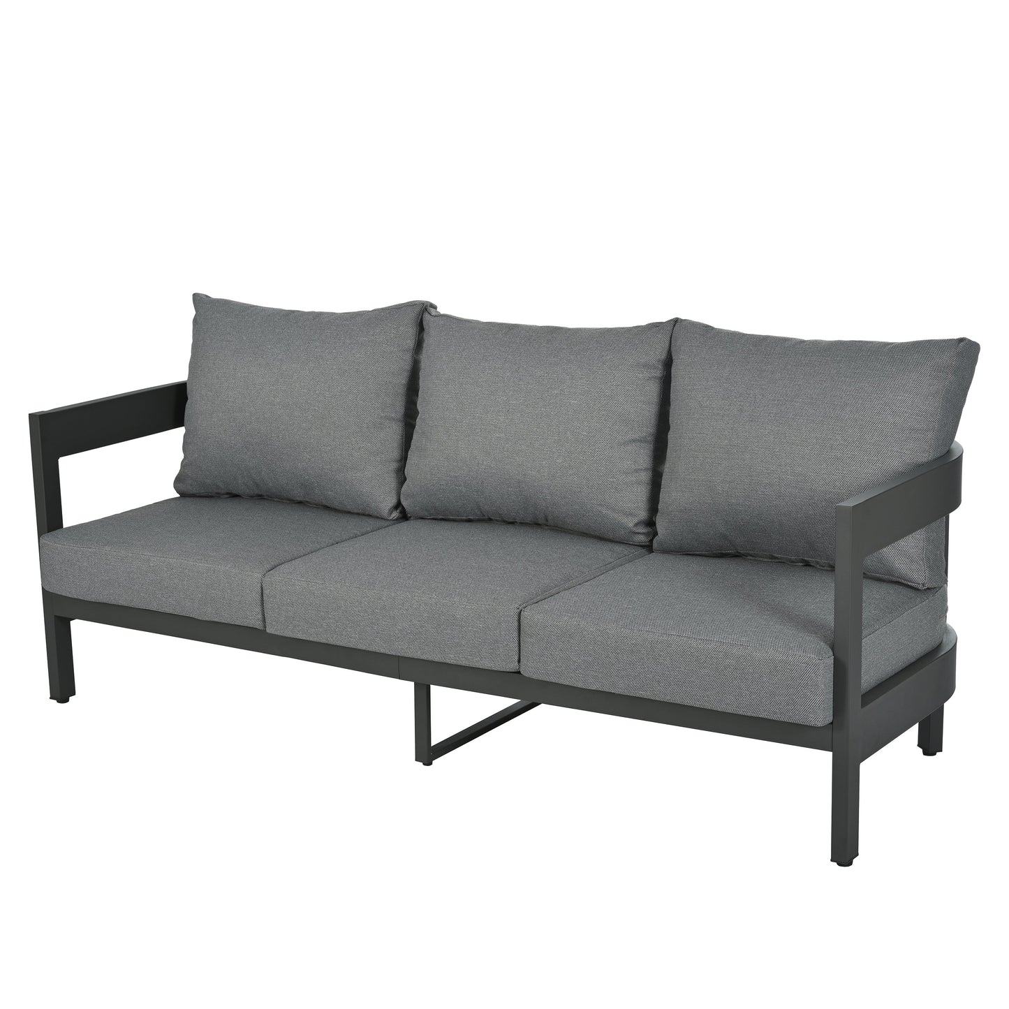High-Quality Outdoor Seating Set with Thick Cushions for Ultimate