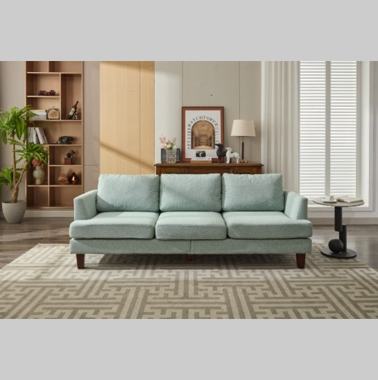 Fabric 3 Seater Couch With 2 USB, Comfortable Sectional Couches And
