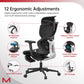 Ergonomic Office Chair With Footrest Home Office Chair With Soft