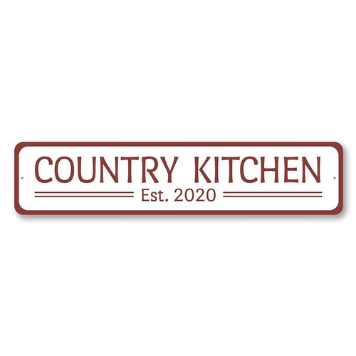 Country Kitchen Year Sign