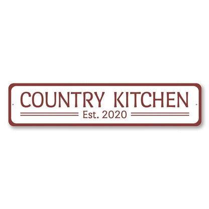 Country Kitchen Year Sign