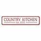 Country Kitchen Year Sign