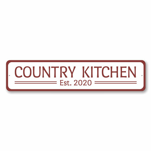Country Kitchen Year Sign
