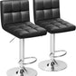 Bar Stools Modern Pu Leather Swivel Adjustable Hydraulic Bar Stool