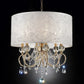 Stunning Brass Gold Finish Ceiling Lamp with Crystal Accents