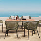 7 Pieces Patio Dining Set, All-Weather Outdoor Furniture Set with