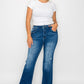 bytos Full Size High Rise Bootcut Jeans with Pockets