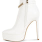 Narok Metallic Chain Detail Boots