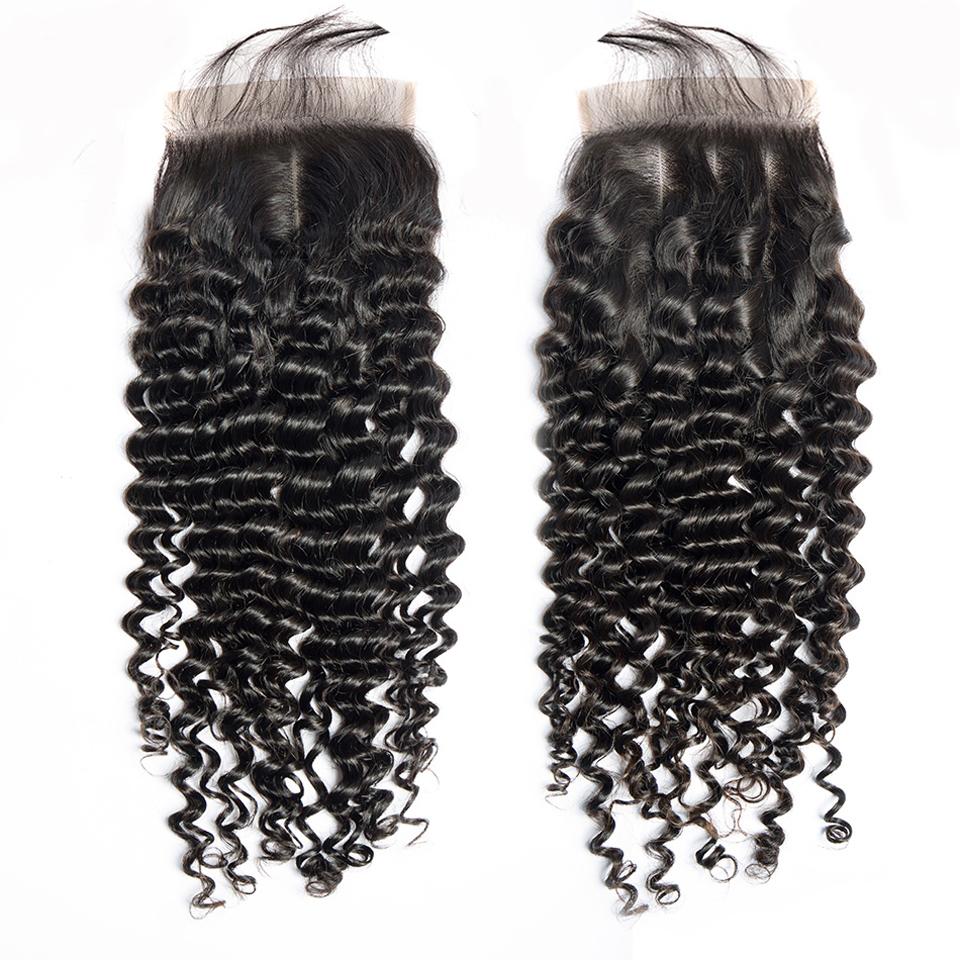 BeuMax 10A Grade 3/4 Deep Wave Bundles with 4x4 Closure Brazilian Hair - Walbiz.com