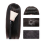 Straight Human Hair Wigs With Bangs Full Machine Made Brazilian Human