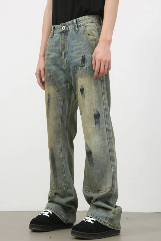 Mens Mid Rise Loose Fit Jeans - Walbiz Comfortable & Casual Style