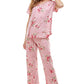 Women's Floral Print Lounge Set in Blue – Comfortable and Stylish