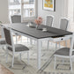 Rustic 7-Piece 78.1inch Extendable Dining Table Set with 18inch