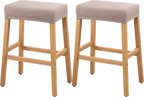 Stool Covers Rectangle - 2 Pack Stretch Waterproof Saddle Seat Cover