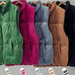 Cropped Corduroy Puffer Vest