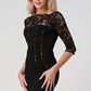 Lace Overlay Bodycon Dress – Elegant and Sophisticated