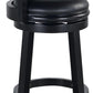 Augusta Extra Tall Swivel Bar Stool, 34-Inch, Black