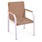 7 Piece Patio Dining Table Set, Outdoor Wicker Furniture Set of 6