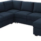 Sleeper Sectional Sofa with Pull Out Bed U Shaped Sectional Couch with