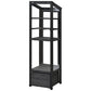62.4inch Height Wood Garden Greenhouse Balcony Portable Mini Cold