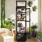 62.4inch Height Wood Garden Greenhouse Balcony Portable Mini Cold