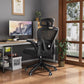 Ergonomic Black Swivel Office Chair High Back Comfortable Mesh Seat