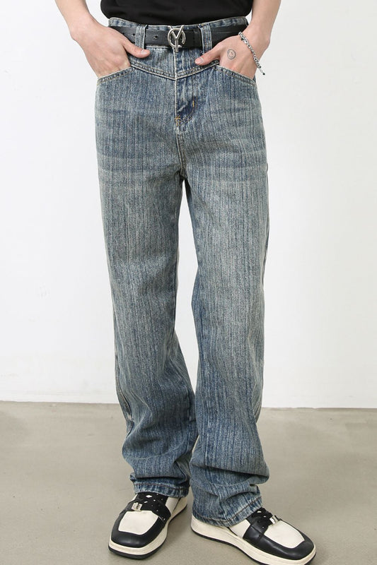 Men's Baggy Jeans with Pockets – Relaxed Street Style | Walbiz