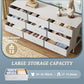 9 Drawer Dresser and TV Stand for Large Storage