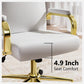 Executive Office Chair For Women And Adults White Leather High Back