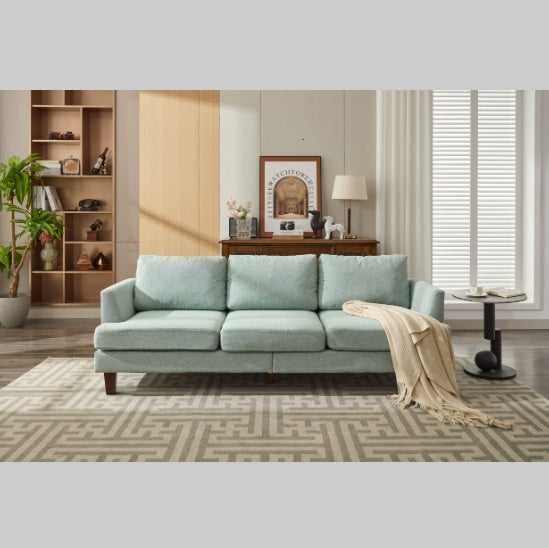 Fabric 3 Seater Couch With 2 USB, Comfortable Sectional Couches And
