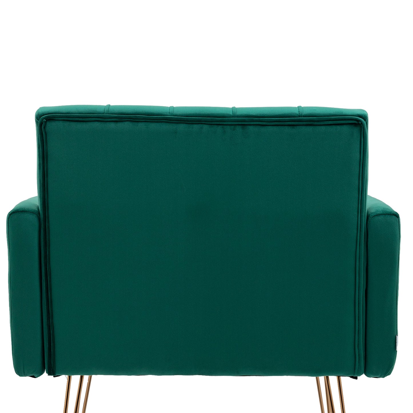 Velvet Armchair Single Sofa Modern Tufted Upholstered Side Reading