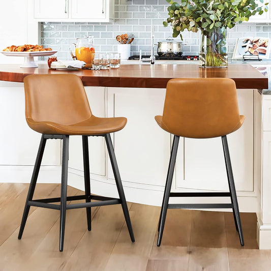 24 Inch Counter Stool, Modern Bucket Barstool, Kitchen Counter with