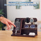 Gifts for Men Wood Phone Docking Station Ash Key Holder Gift for Him