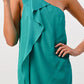 One-Shoulder Ruffle Detail Mini Dress