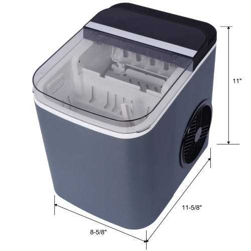 Ice Maker Countertop, Portable Ice Machine, Self-Cleaning Ice Makers