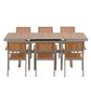Experience Outdoor Dining Freedom with a Flexible Set Including Six