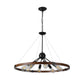 8-Light Retro Farmhouse Chandelier For Kitchen, Living room, Dining