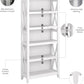 Bush Furniture Tall 5 Shelf Bookcase for Living Room or Home Office,