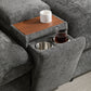 142'' Modular Sectional Sofa with Movable Storage Ottoman and